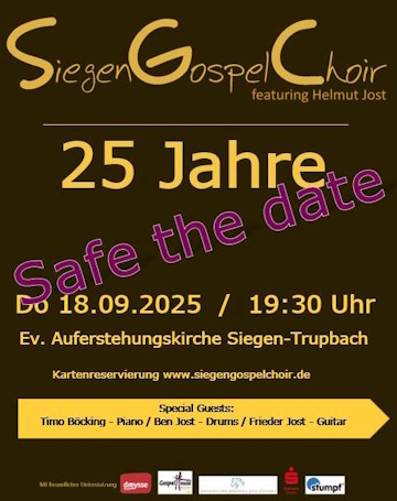 25 Jahre Siegengospelchoir  tn